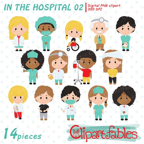 cute nurse and medical clipart