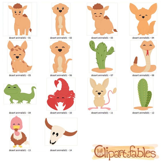 DESERT ANIMALS Clipart Cute Wild Animals Baby Animals Clip - Etsy Australia DESERT ANIMALS Clipart Cute Wild Animals Baby Animals Clip - Etsy Australia