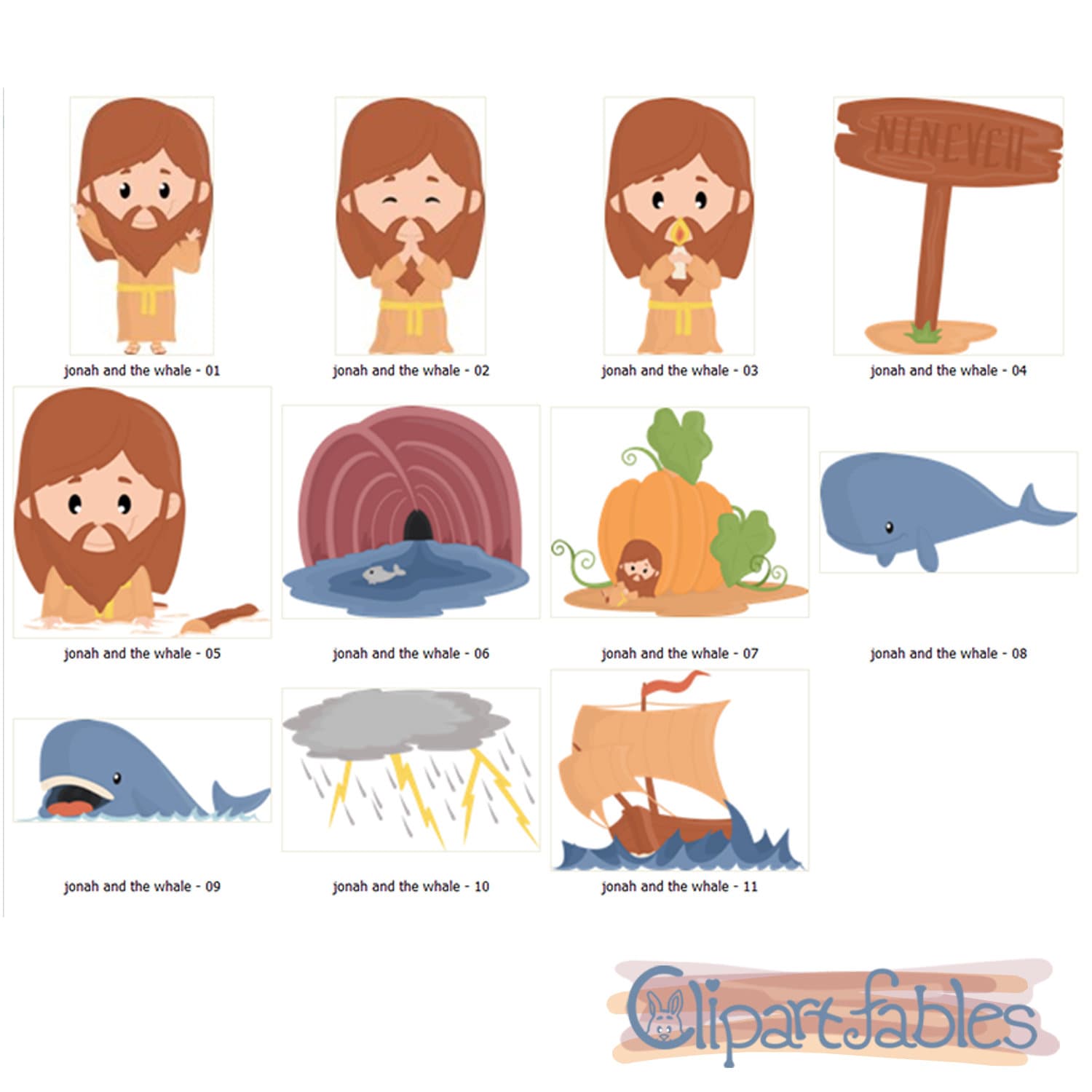 Jonah And The Whale Clip Art