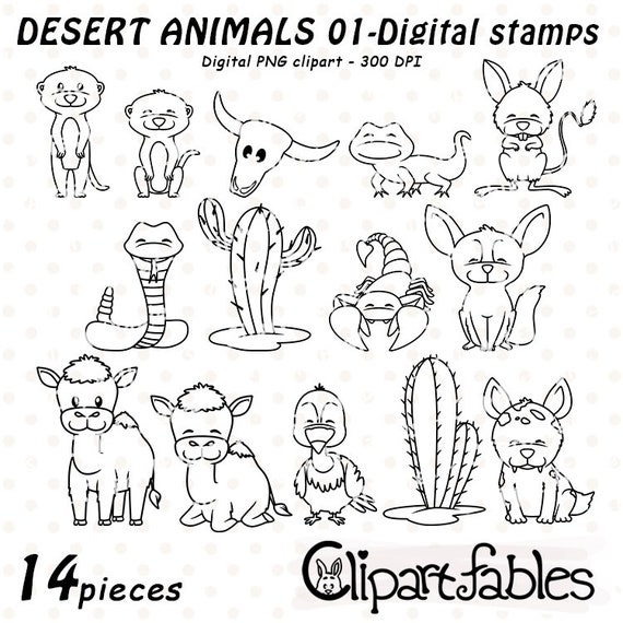 Cute DESERT ANIMALS Digital Stamps Wild Animals Outline Baby - Etsy Singapore Cute DESERT ANIMALS Digital Stamps Wild Animals Outline Baby - Etsy Singapore