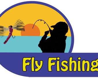 fly Fishing Vinyl Sticker/Decal