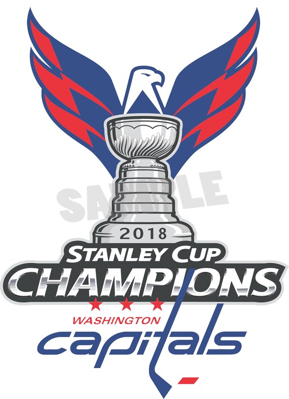 Washington Capitals 18 Stanley Cup Champions Decal Sticker Etsy