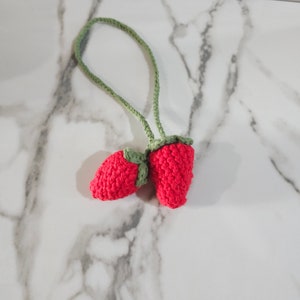 Strawberries car mirror hanging accessories