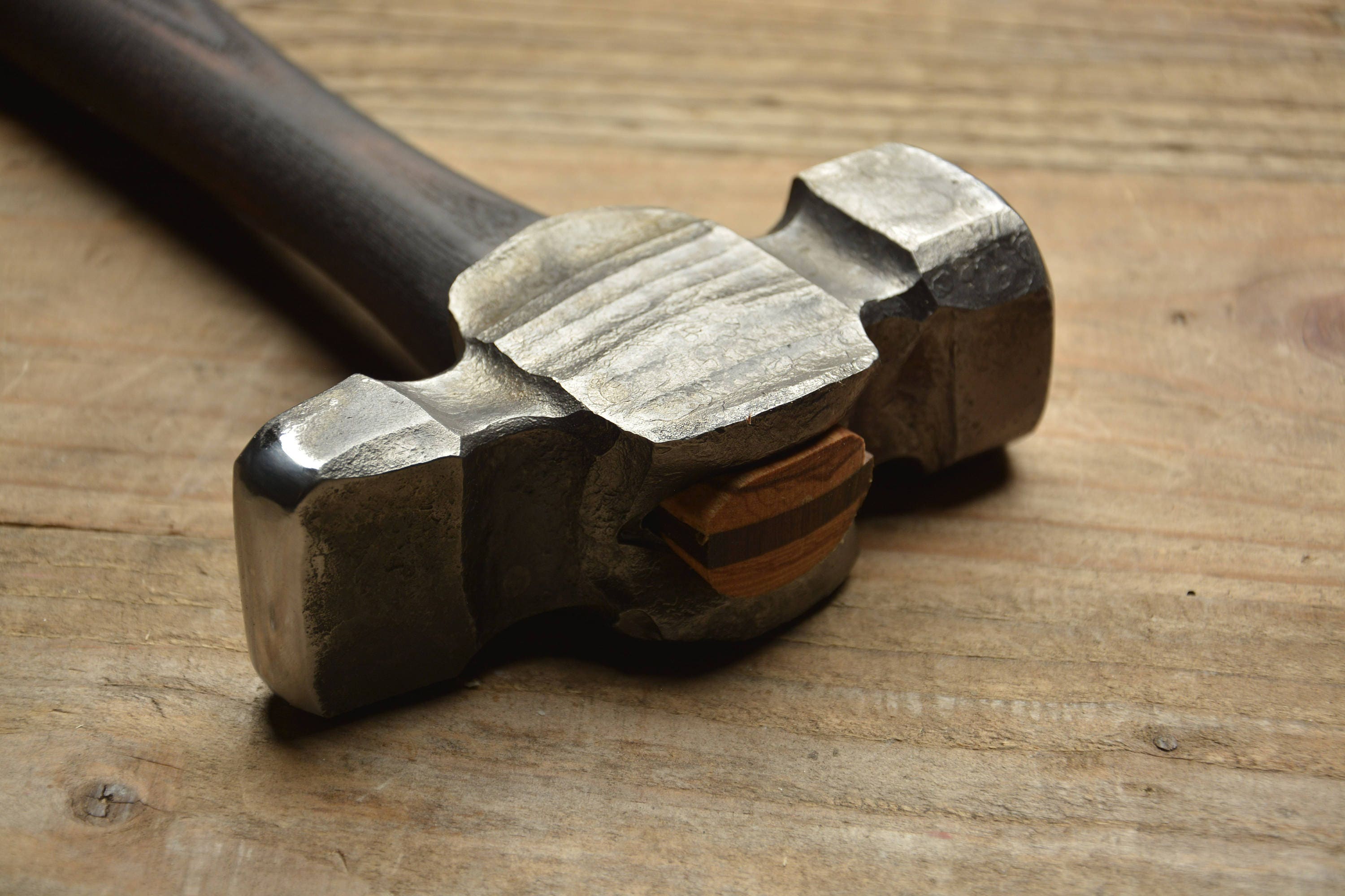 fullered cross peen hammer hand forged etsy