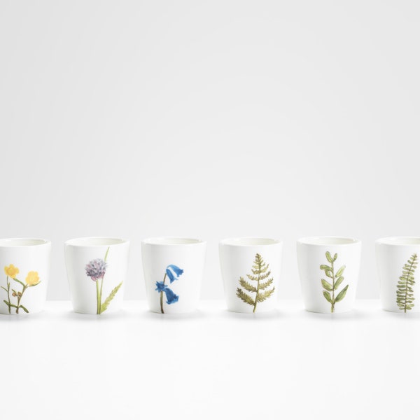 Botanical Egg Cups