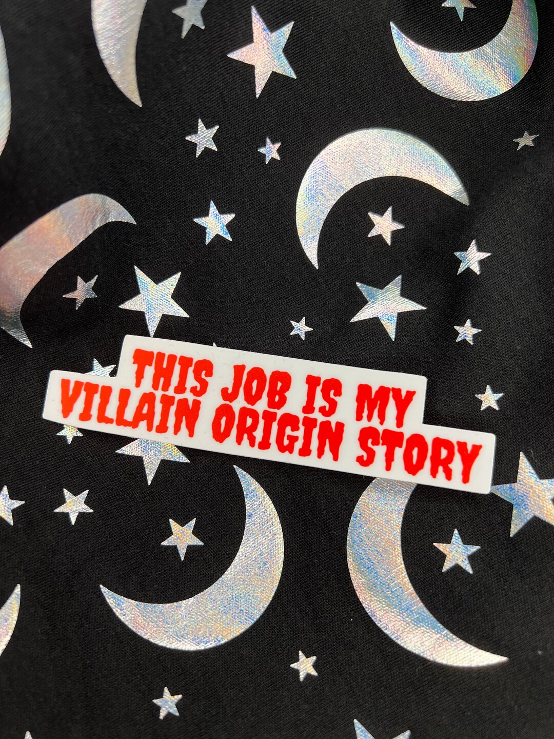 This Job is My Villain Origin Story Sticker Workplace Humor Etsy