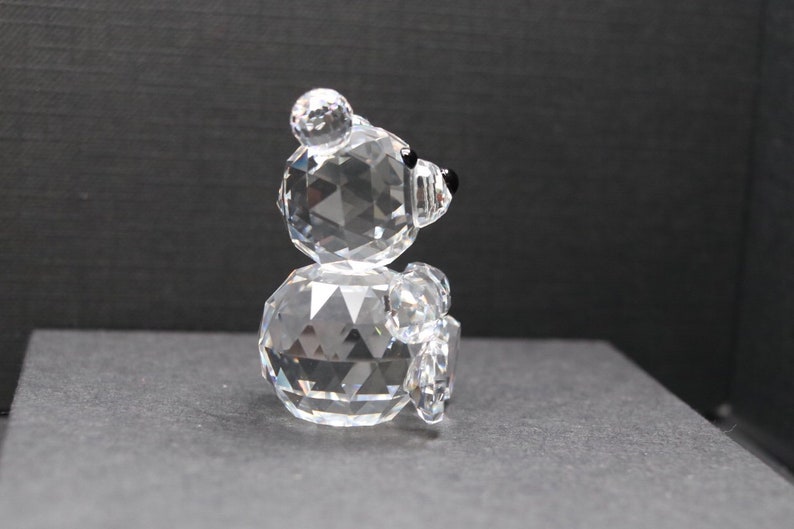 RETIRED Swarovski Crystal Bear Figurine made in Austria Etsy