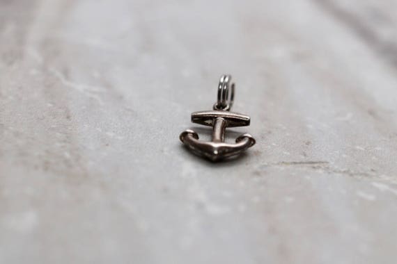 Vintage Anchor Charm, Sterling Silver, Nautical c… - image 3