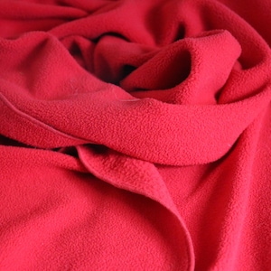 Vintage Red polyester winter scarf, rectangular scarf, Christmas scarf, gifts for her, gifts for him, gifts for mom