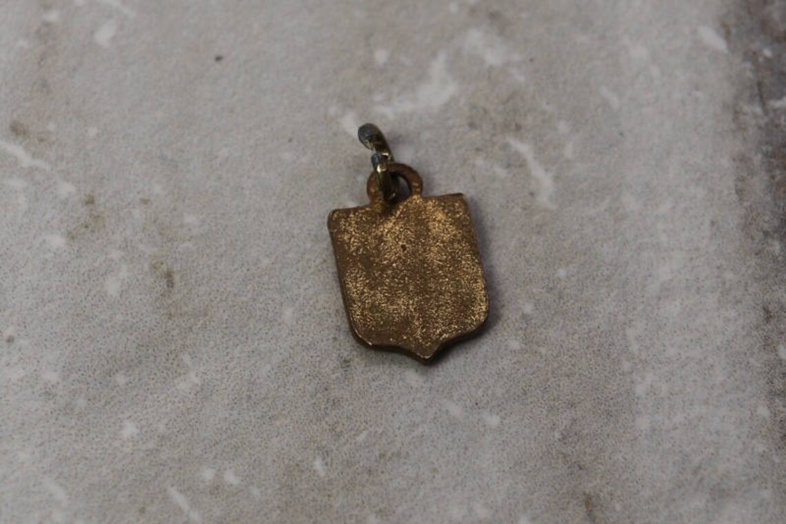 Vintage Defensor Mentoni Charm, Coat of Arms Charm, Travel Charm ...