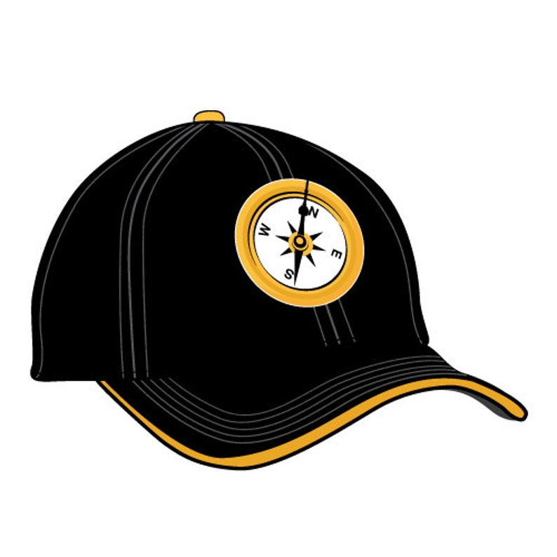 Curved Brim Baseball Cap Template 8 Angles Layered Etsy