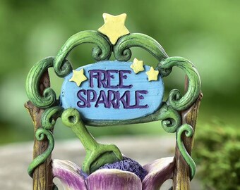 Fairy Garden Sign, Miniature Garden Sign, Gift for Gardener