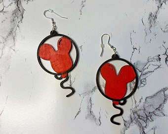 Mickey Balloon Earrings, Mickey Balloons, Mickey Mouse Balloon, Disney Gift, Mickey Gift, Disney friends gift, Disney earrings