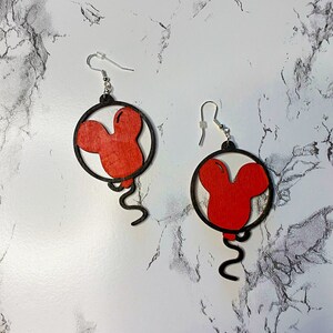 Mickey Balloon Earrings, Mickey Balloons, Mickey Mouse Balloon, Disney Gift, Mickey Gift, Disney friends gift, Disney earrings