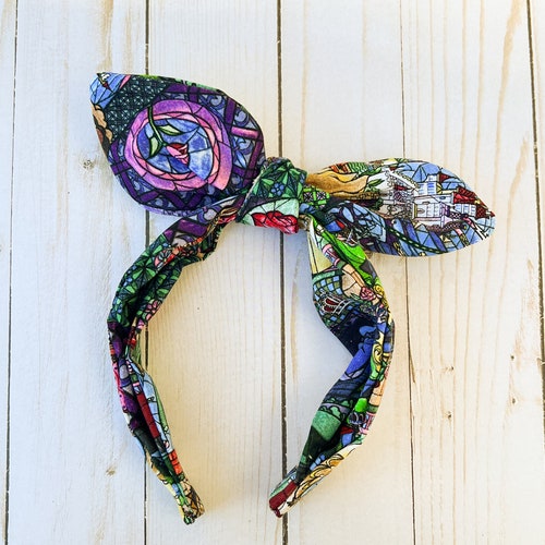 Belle Disney Princess Headband Beauty and the Beast Knotty Etsy