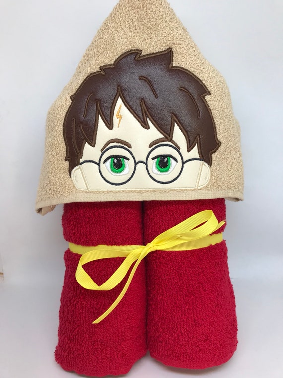 harry potter hooded towel