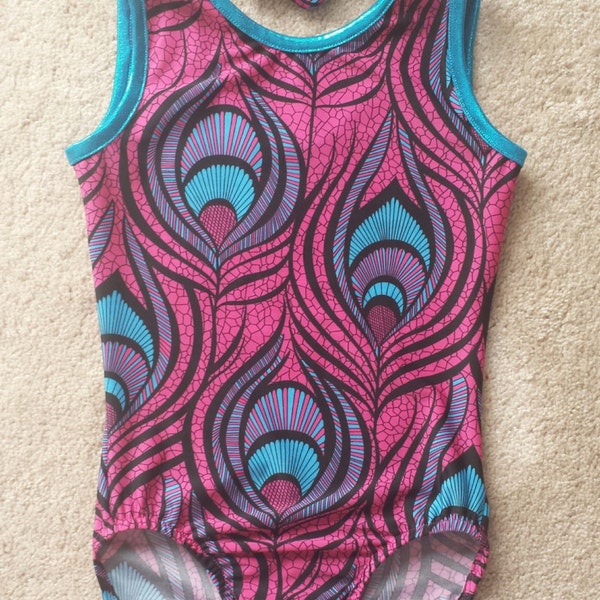 Pretty Peacock Gymnastics Leotard