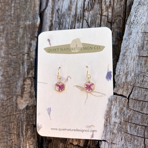 Sierlijke zeshoekige hanger - valeriaan