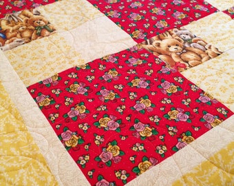 Birthday Quilt, Custom Made Quilt, Handmade Quilt, Hobby Quilt