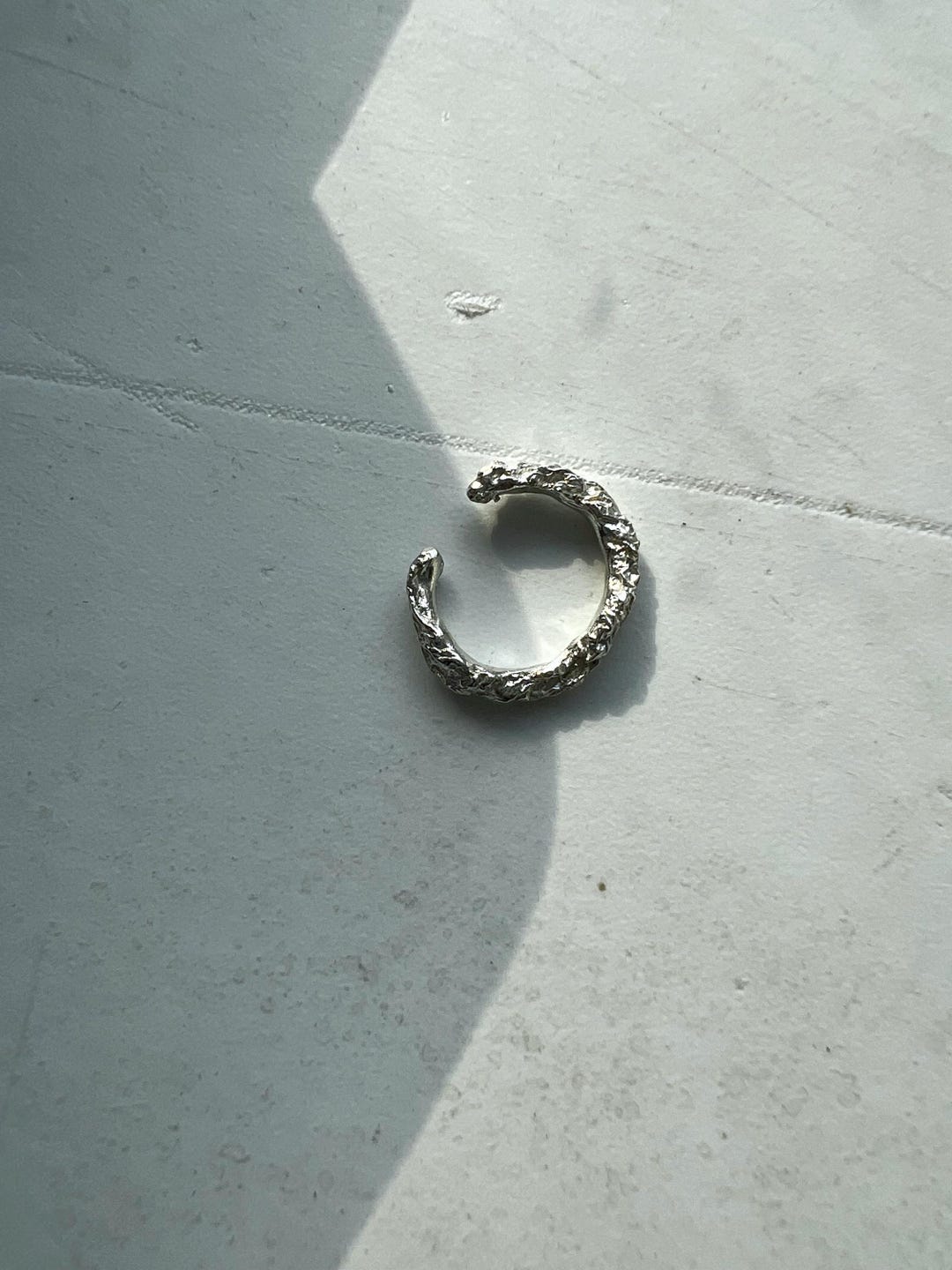 Anello al naso con clip: piercing finto in argento sterling - Italia