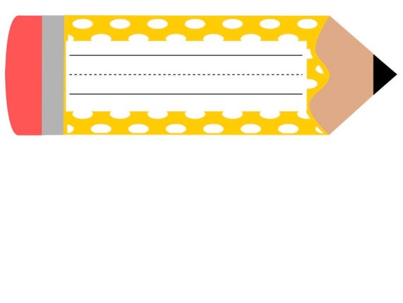 Printable Pencil Name Tags Printable Word Searches