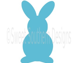 Download Bunny rabbit outline Easter spring SVG DXF instant ...