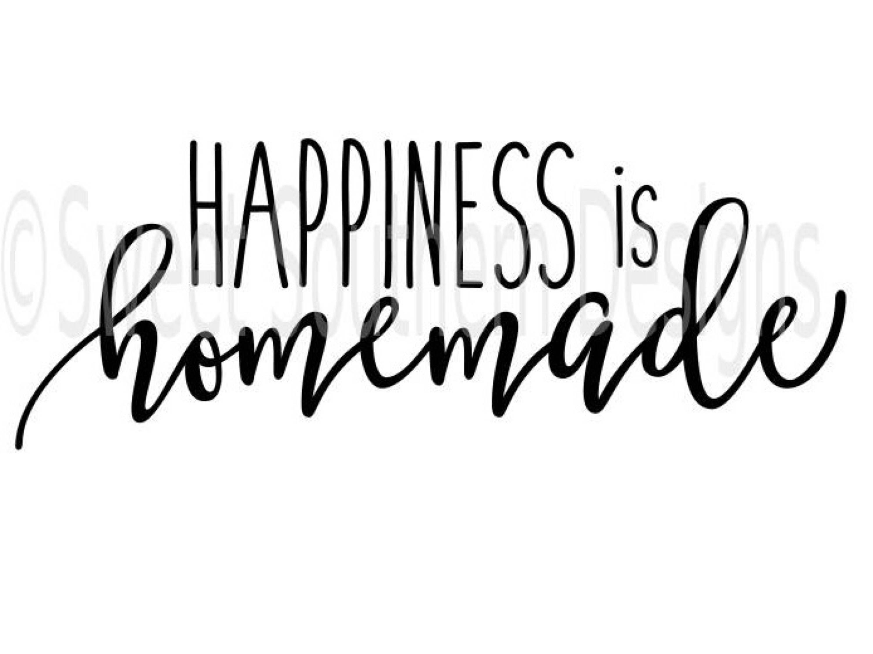 Free Free 237 Happiness Is Homemade Svg SVG PNG EPS DXF File