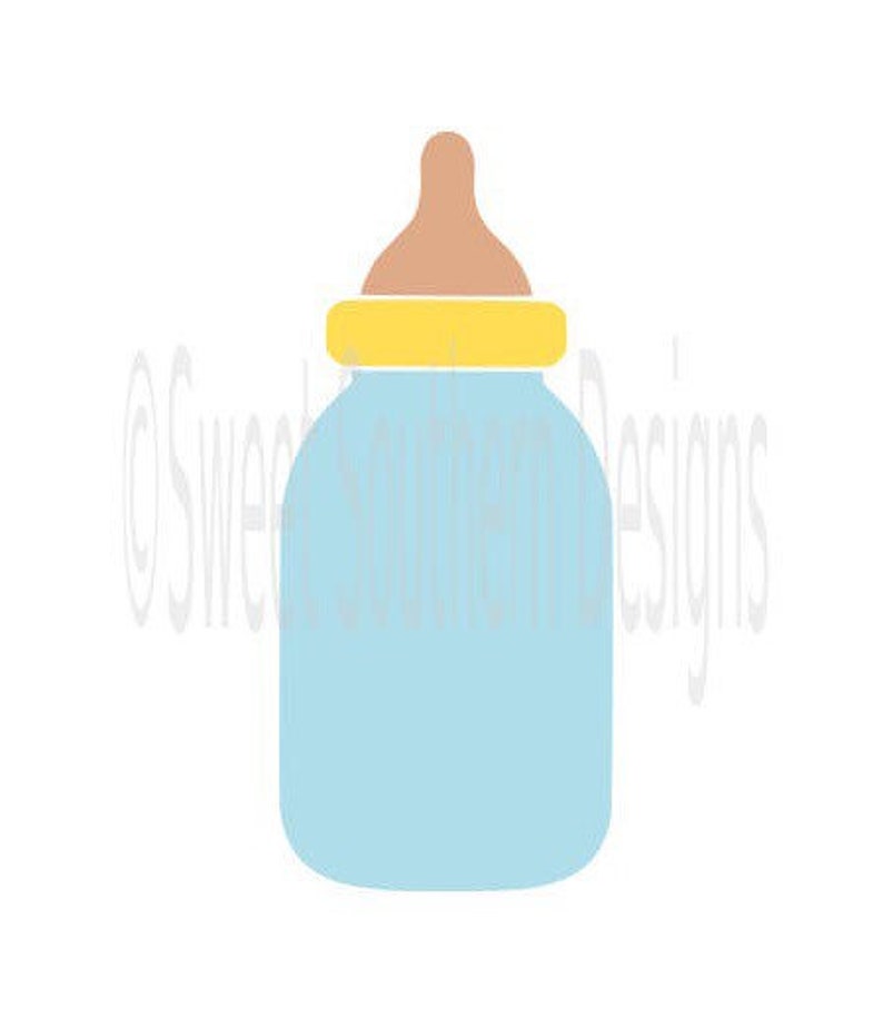 Baby bottle baby shower PDF DXF SVG instant download ...