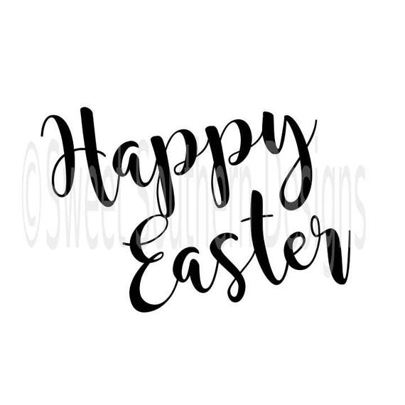 Download Happy Easter SVG instant download design for cricut or | Etsy