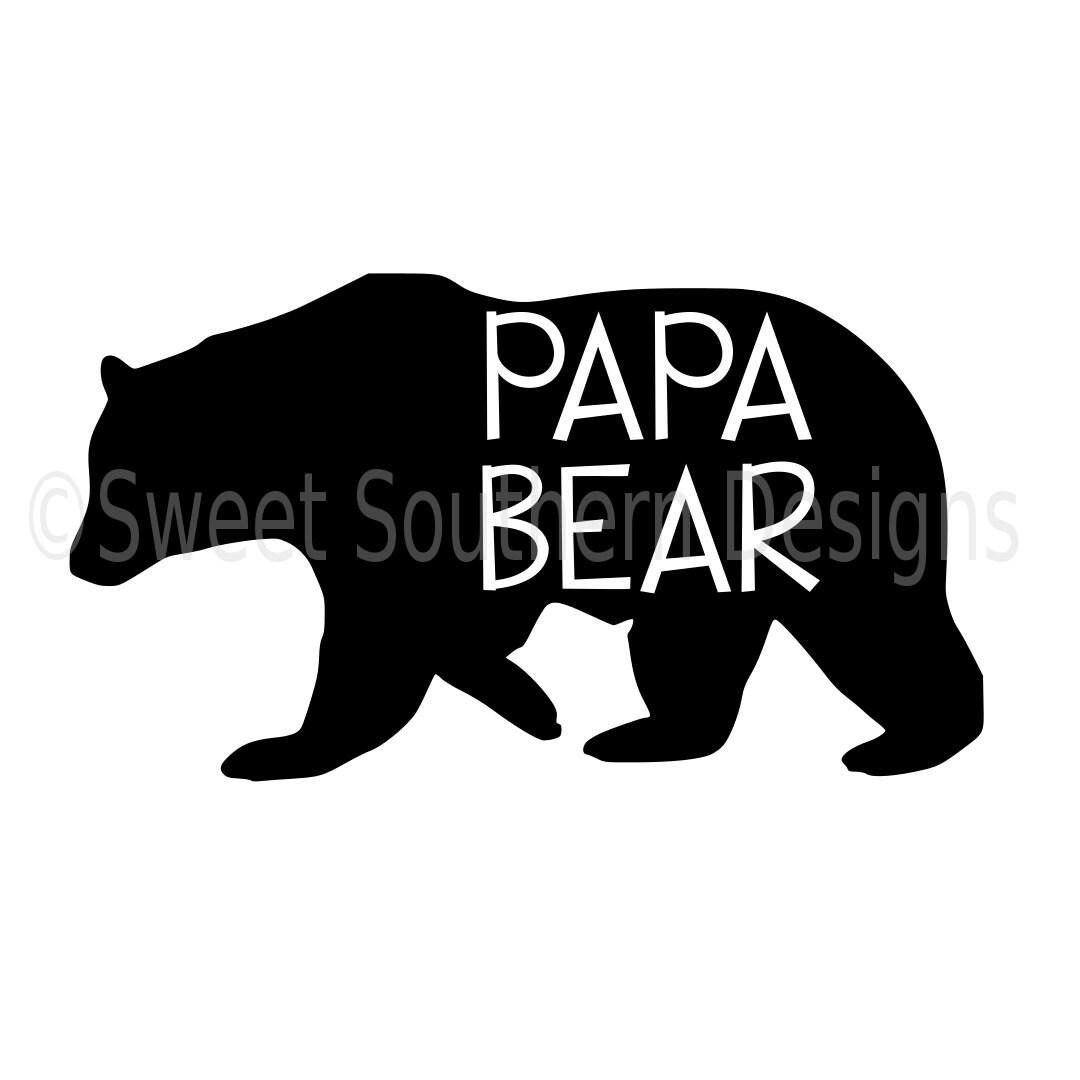 Free Free Papa Bear Cricut Svg 864 SVG PNG EPS DXF File