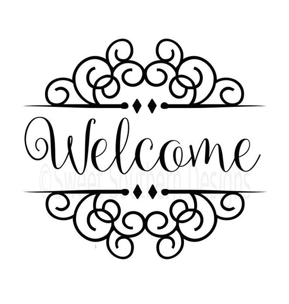 Download Welcome SVG instant download design for cricut or ...