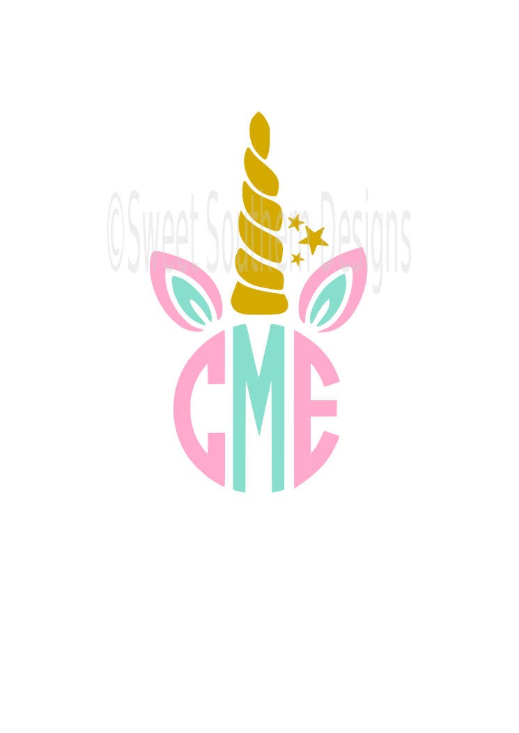 Free Free Unicorn Monogram Svg Free 799 SVG PNG EPS DXF File