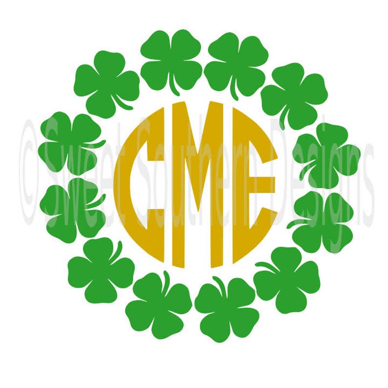 st patricks day monogram shirts