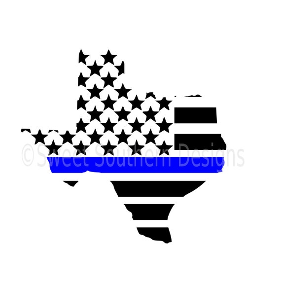 Download Texas American flag thin blue line with heart SVG instant ...