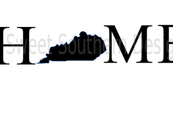 Kentucky home SVG instant download design for cricut or