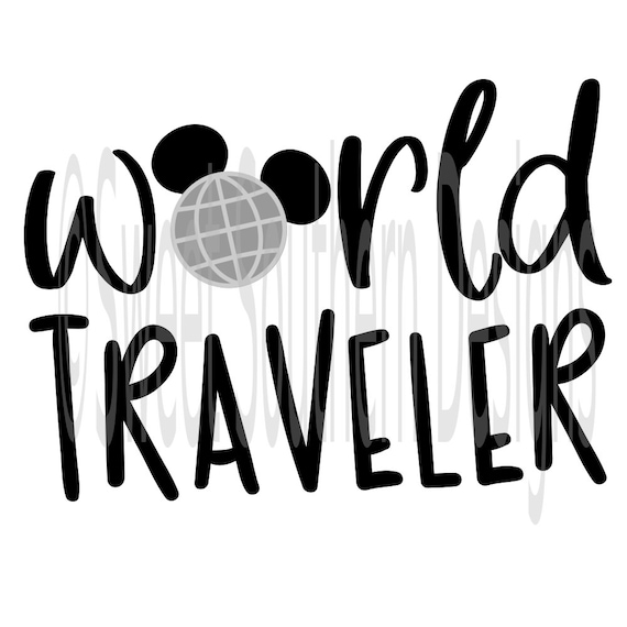 Download Epcot Disney World Traveler PDF DXF SVG instant download ...
