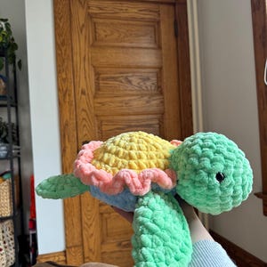 Flower turtle | Crochet plushie