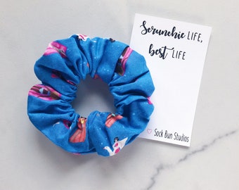 Pool Daze Scrunchie - Scrunchies - Swimming - 90s Fashion - Summer - Pool - Messy Bun - Top Knots - Beach - Pony Tail