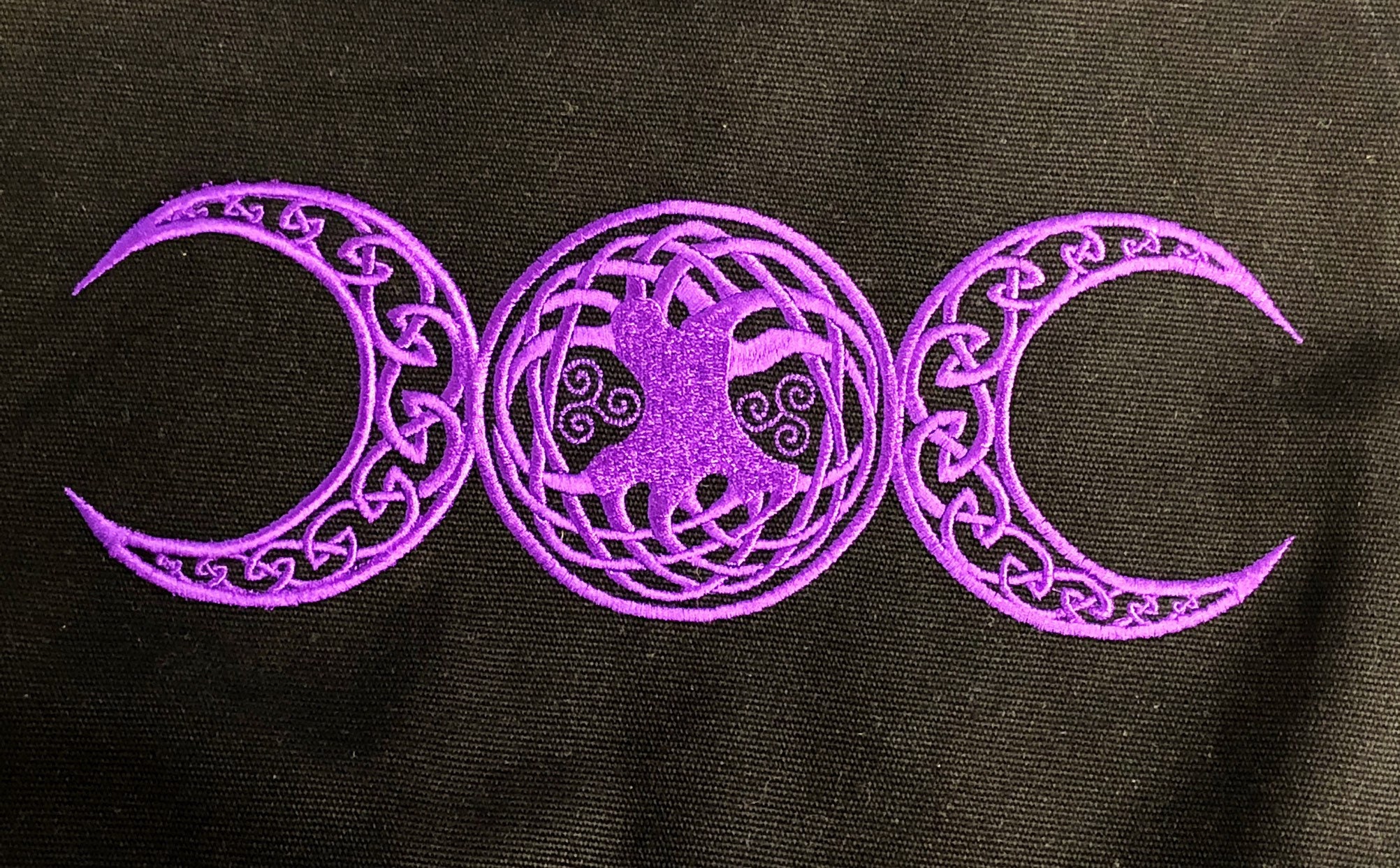 Celtic Triple Moon Design Diseño de descarga instantánea Etsy