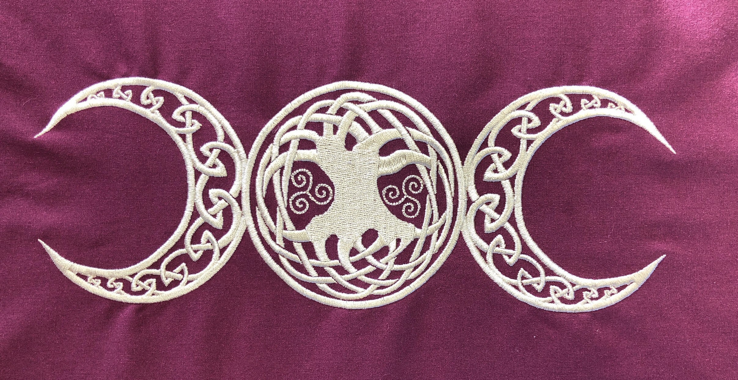 Celtic Triple Moon Design Diseño de descarga instantánea Etsy