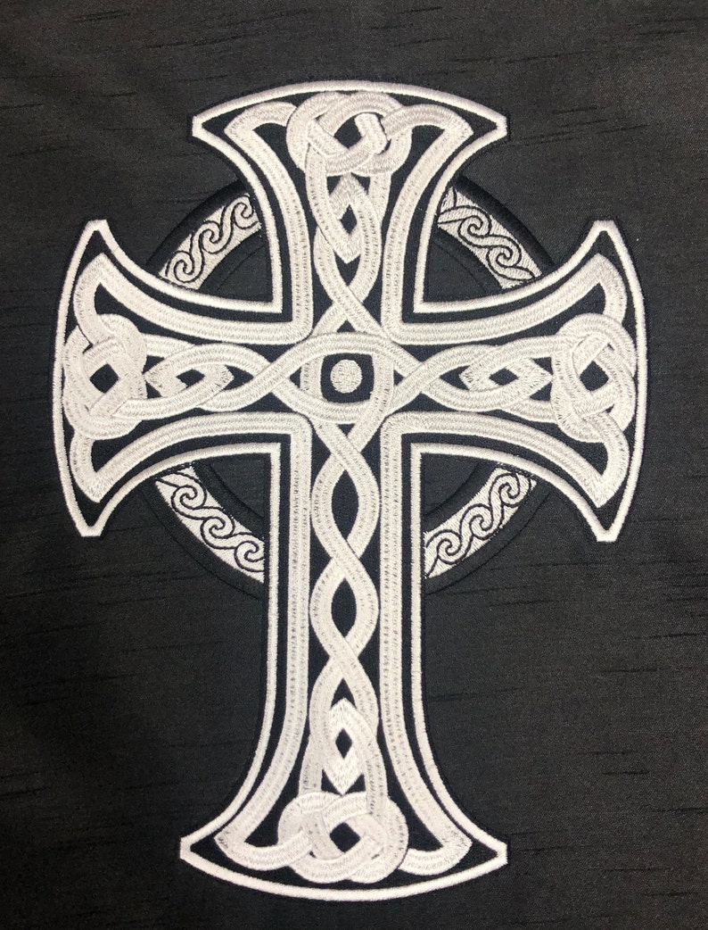Celtic Cross Embroidery Design Instant Download Design Etsy Celtic cross embroidery urbanthreads majesty designs urban threads thread list