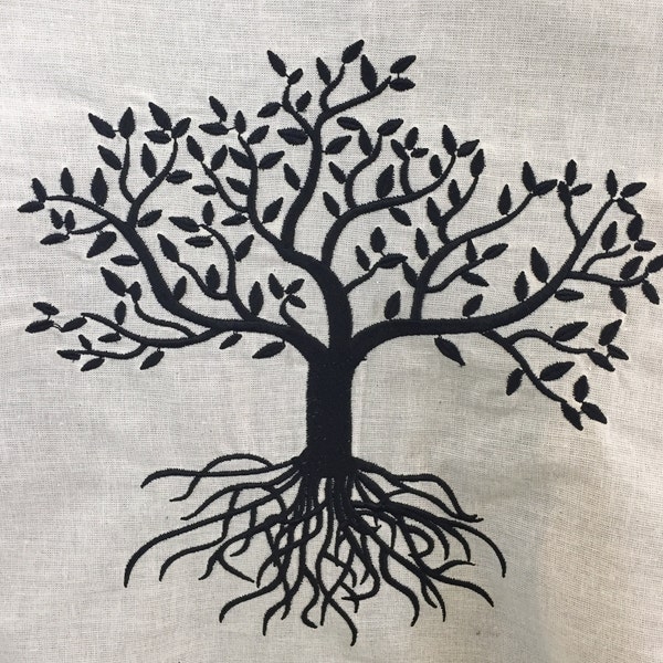 Tree of Life Design - Instant Download design - Machine Embroidery Design - Tree design - Single Color Design - 3 sizes