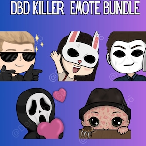 DBD Killer emote bundle