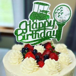 Custom 3D Golf Shaker Cake Topper