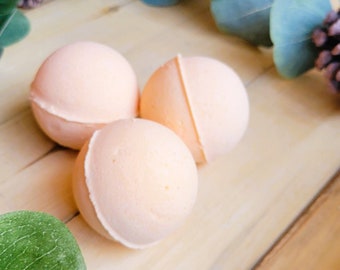 Sweet Orange essential oil bath bomb