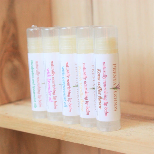 Spearmint Eucalyptus Shea Butter "Naturally Nourishing" Lip Balm