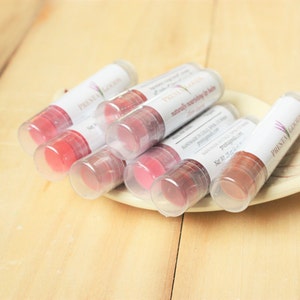 Mango Butter based tinted natural lip balm image 5