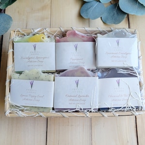 Assorted Essential Oil Soap Gift Basket