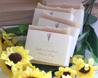 Radiant Sunflower fragranced artisan soap