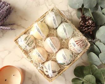 Bath Bomb Sampler Gift Basket